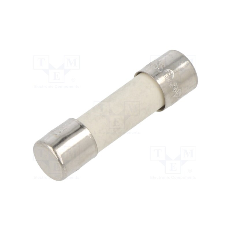 20 pcs : BK1-S501-6-3-R - Fuse: fuse, quick blow, 6.3A, 250VAC, ceramic,cylindrical, 5x20mm