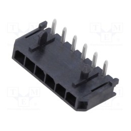 10 pcs : 436500601 - Socket, wire-board, male, Micro-Fit 3.0, 3mm, PIN: 6, 5A
