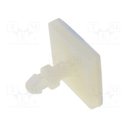 50 pcs : FIX-FSS-8 - PCB distance, polyamide, L: 8mm, self-adhesive, natural, UL94V-2