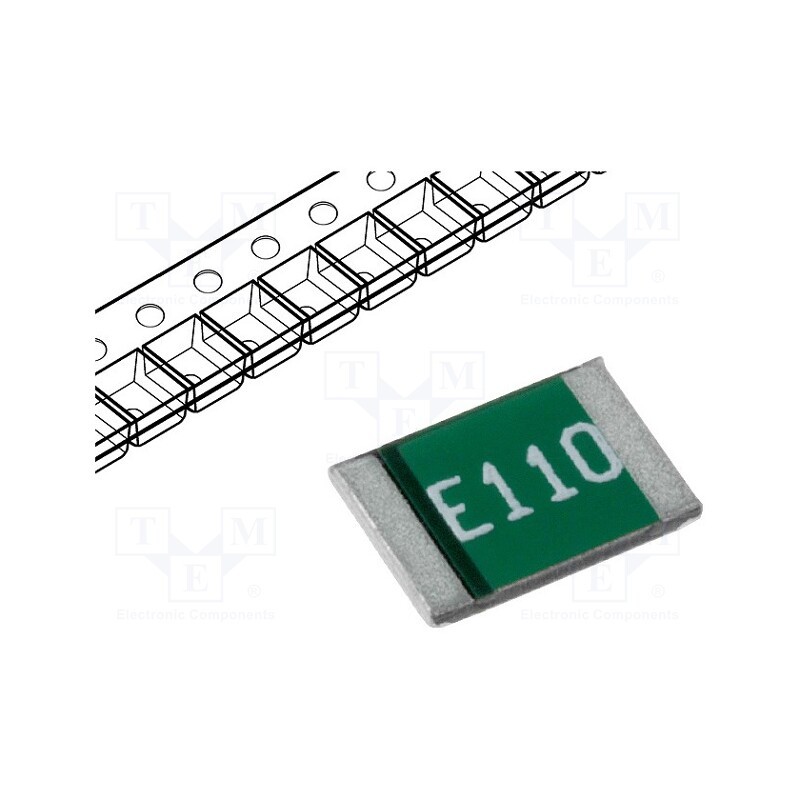 50 pcs : SD110-08 - Fuse: PTC polymer, 1.1A, 1812