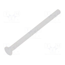 50 pcs : 8G202M3X42 - Screw, M3x42, 0.5, Head: countersunk, slotted, 1mm, polyamide