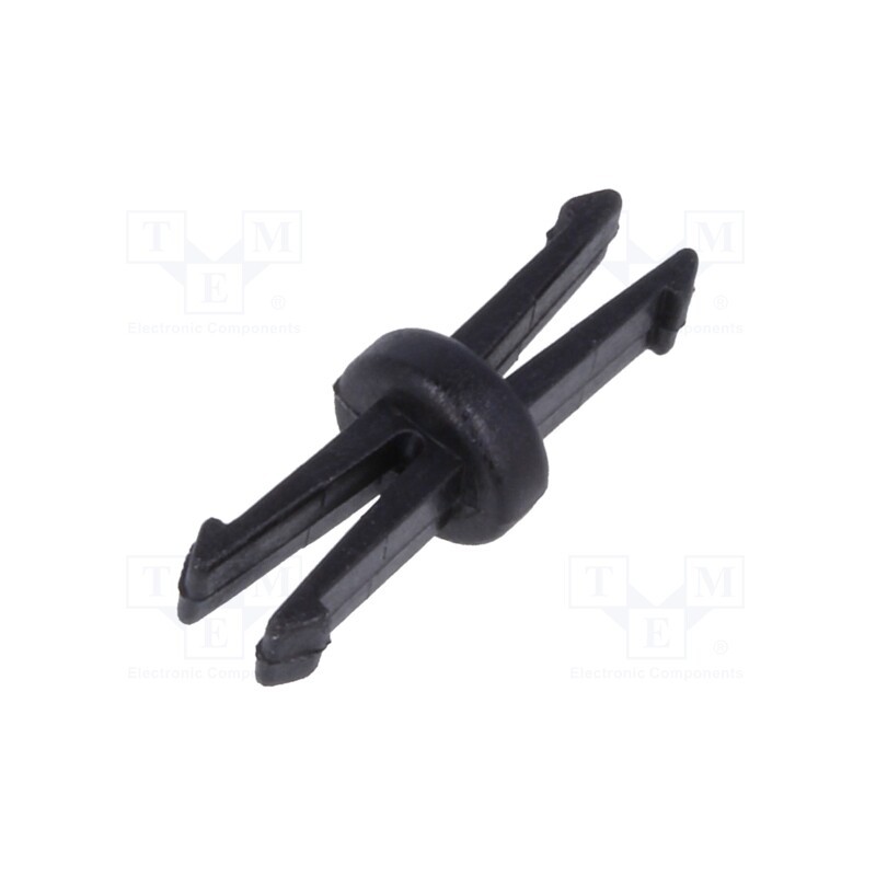50 pcs : 480005 - Assembly pins, fuseholders, black, Mat: plastic