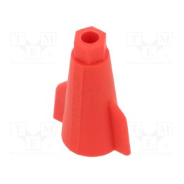 20 pcs : 43814201 - Quick splice, 1÷6mm2, 400V, 41A, screwed, red, -25÷125°C