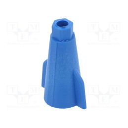 20 pcs : 43814203 - Quick splice, 1÷6mm2, 400V, 41A, screwed, blue, -25÷125°C