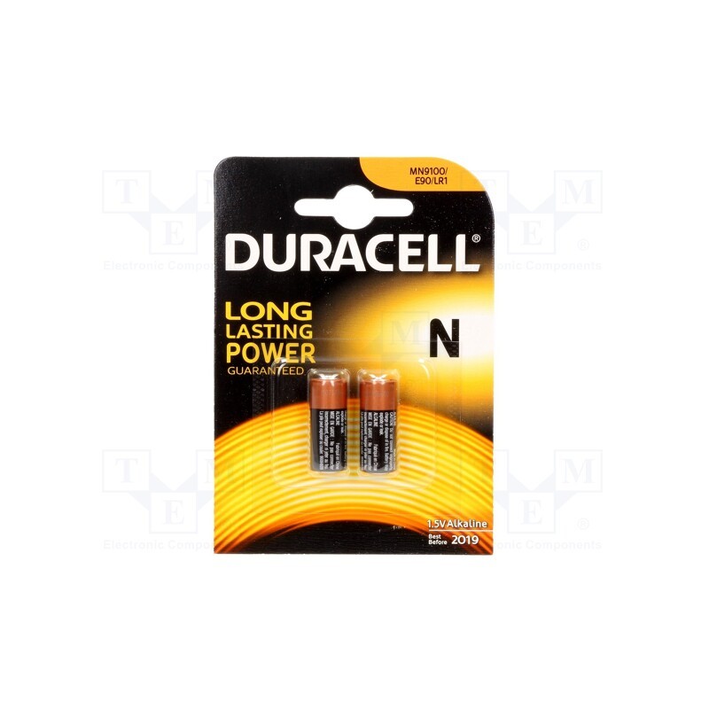 10 set : 5000394203983 - Battery: alkaline, 1.5V, N,R1, non-rechargeable, Ø11.7x29mm, 2pcs.