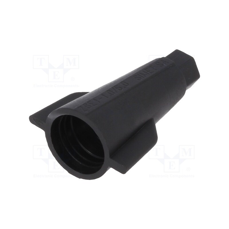 20 pcs : 43814207 - Quick splice, 1÷6mm2, 400V, 41A, screwed, black, -25÷125°C