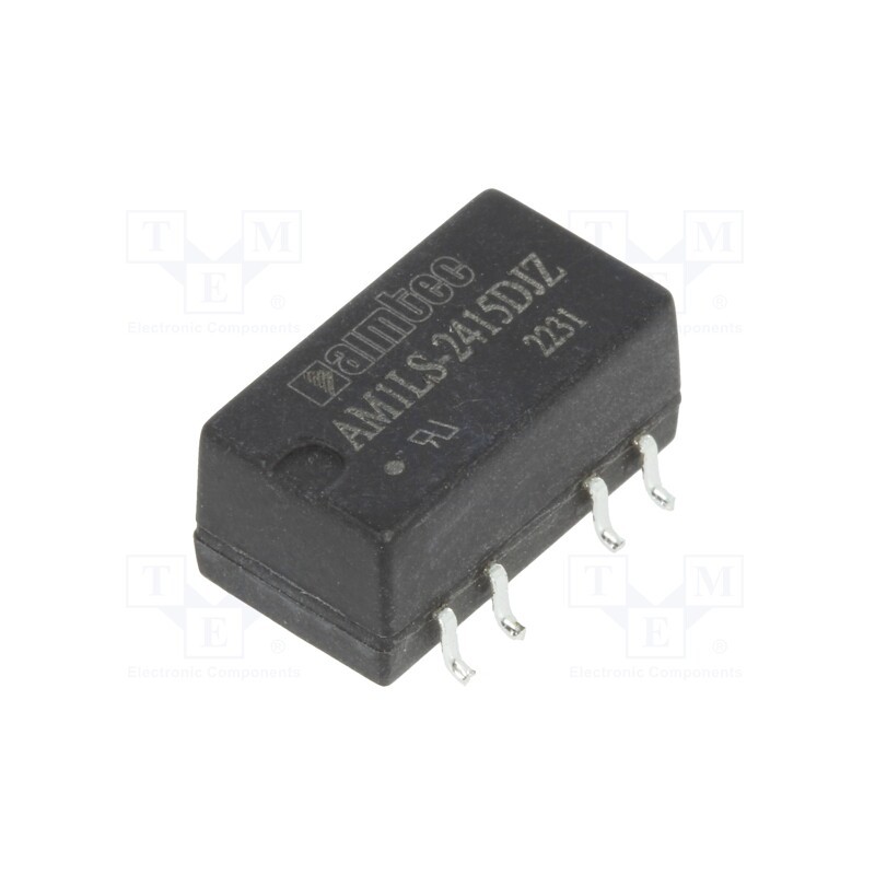 10 pcs : AM1LS-2415DJZ - Converter: DC/DC, 1W, Uin: 21.6÷26.4V, Uout: 15VDC, Uout2: -15VDC