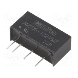 10 pcs : AM2DS-1224SJZ - Converter: DC/DC, 2W, Uin: 10.8÷13.2V, Uout: 24VDC, Iout: 83mA, SIP7