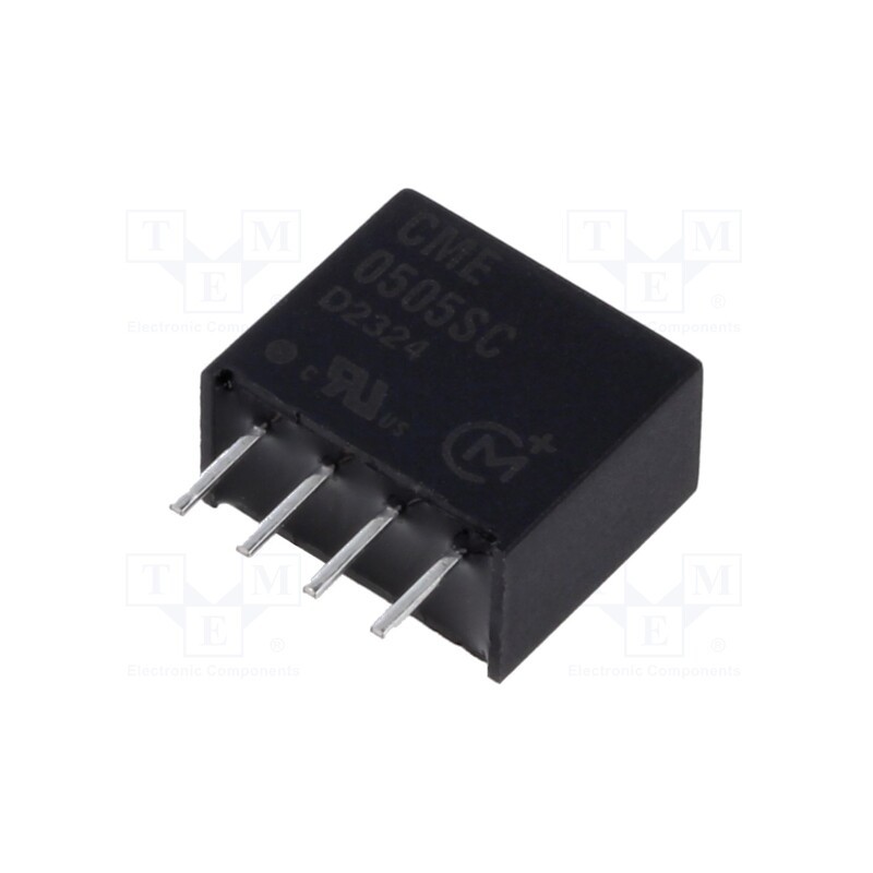 10 pcs : CME0505SC - Converter: DC/DC, 0.75W, Uin: 4.5÷5.5V, Uout: 5VDC, Iout: 150mA, SIP