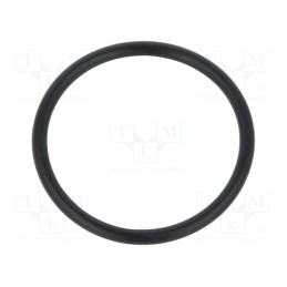 50 pcs : 01-0025.00X 2 ORING 70NBR - O-ring gasket, NBR rubber, Thk: 2mm, Øint: 25mm, black, -30÷100°C