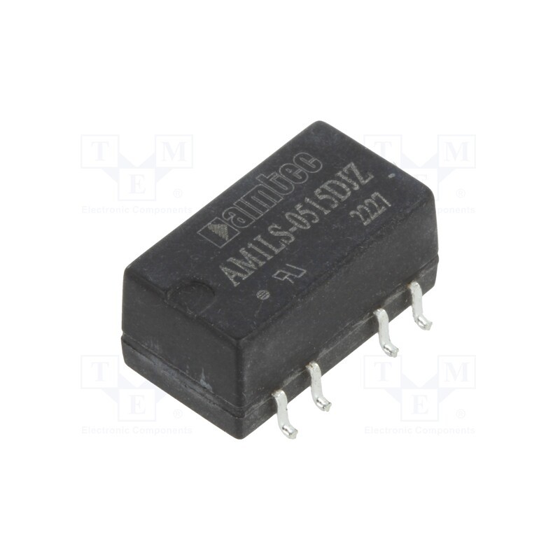 10 pcs : AM1LS-0515DJZ - Converter: DC/DC, 1W, Uin: 4.5÷5.5V, Uout: 15VDC, Uout2: -15VDC, SMD