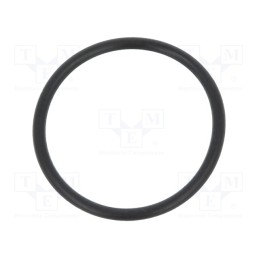 50 pcs : 01-0020.00X 1.5 ORING 70NBR - O-ring gasket, NBR rubber, Thk: 1.5mm, Øint: 20mm, black, -30÷100°C