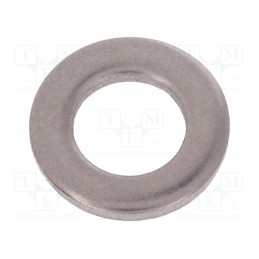 500 pcs : K6.4/D125-A4 - Washer, round, M6, D12mm, h1.6mm, acid resistant steel A4