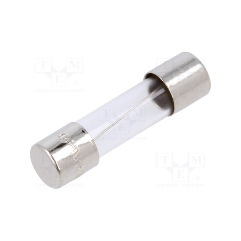 20 pcs : BK1-S500-8-R - Fuse: fuse, quick blow, 8A, 250VAC, cylindrical,glass, 5x20mm, S500