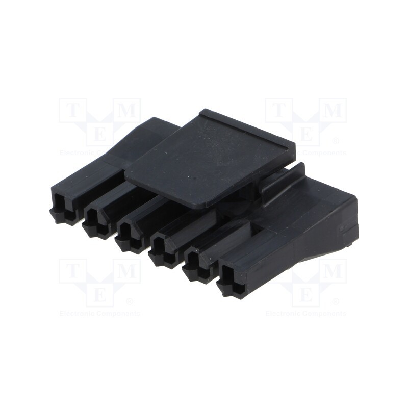 10 pcs : 444412006 - Connector: wire-board, SABRE, plug, female, PIN: 6, w/o contacts