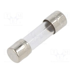 20 pcs : BK1-S500-6-3-R - Fuse: fuse, quick blow, 6.3A, 250VAC, cylindrical,glass, 5x20mm