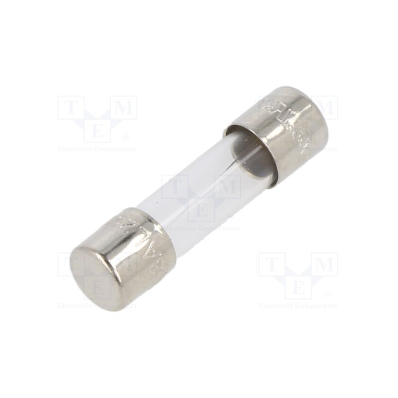 20 pcs : BK1-S500-6-3-R - Fuse: fuse, quick blow, 6.3A, 250VAC, cylindrical,glass, 5x20mm