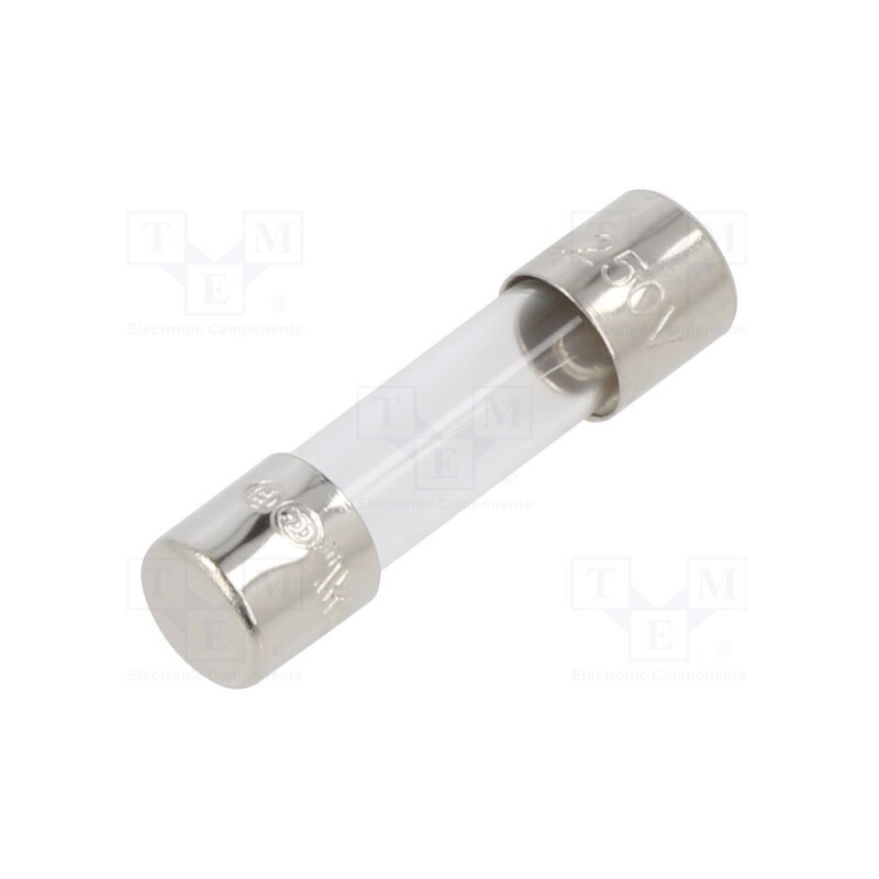 20 pcs : BK1-S500-500-R - Fuse: fuse, quick blow, 500mA, 250VAC, cylindrical,glass, 5x20mm