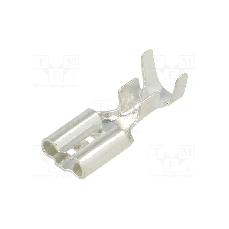 10 pcs : 4469 - Terminal: flat, 5.2mm, 0.5mm, female, crimped, for cable, straight