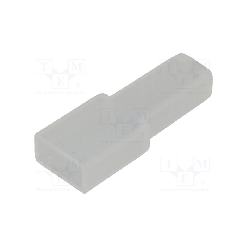 20 pcs : 4471 - Terminals cover, female, straight, for push-on 6.3mm connectors