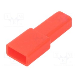 20 pcs : 4472 - Terminals cover, female, straight, for push-on 6.3mm connectors