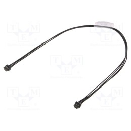 10 pcs : 451110403 - Microlock plus cable Black 4 CKT 300MM