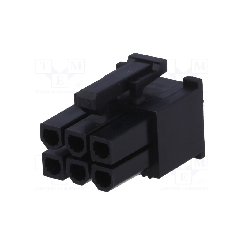 10 pcs : 455590002 - Plug, wire-wire/PCB, female, Mini-Fit Jr, 4.2mm, PIN: 6, for cable