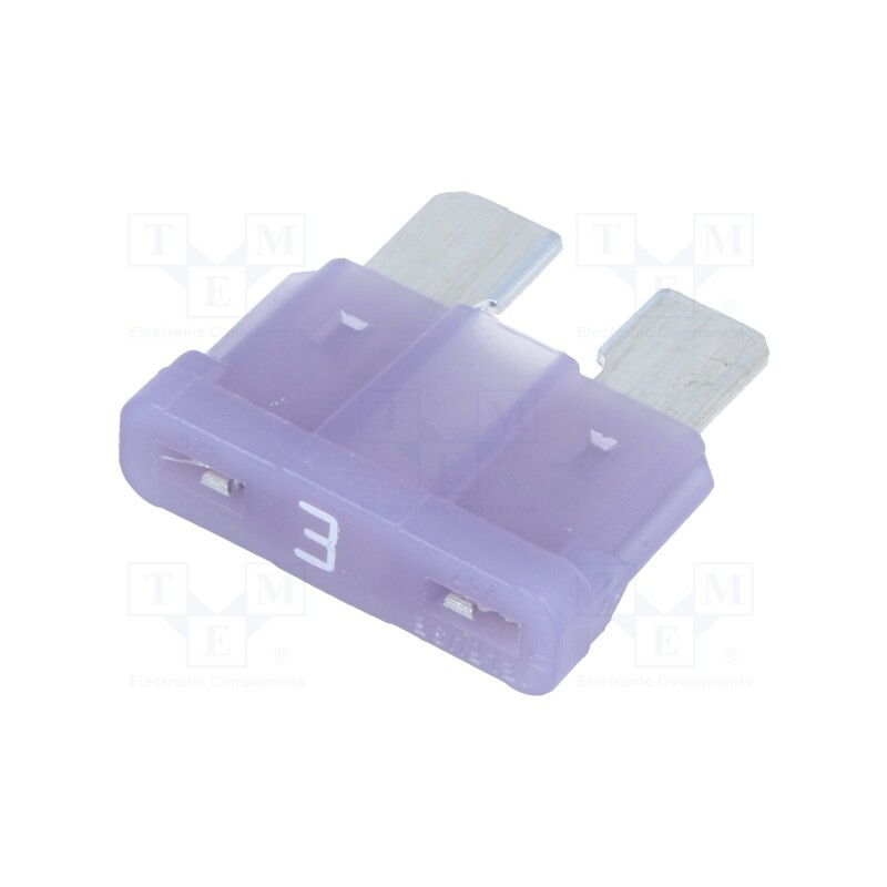 50 pcs : 0287003.PXCN - Fuse: fuse, 3A, 32VDC, automotive, 19mm, ATOF