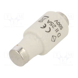 10 pcs : LE27F25 - Fuse: fuse, gG,quick blow, 25A, 500VAC, DII