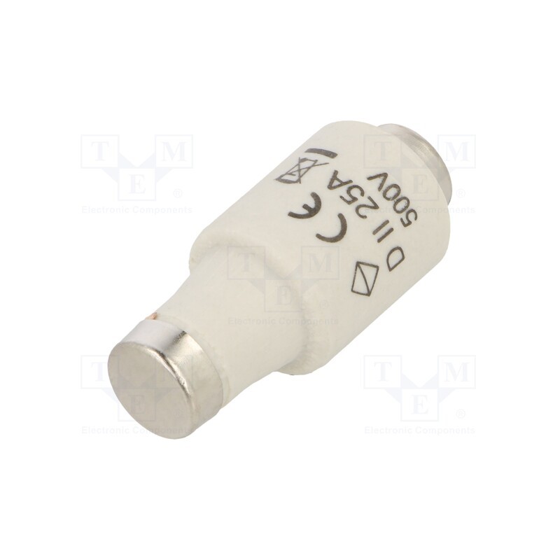 10 pcs : LE27F25 - Fuse: fuse, gG,quick blow, 25A, 500VAC, DII