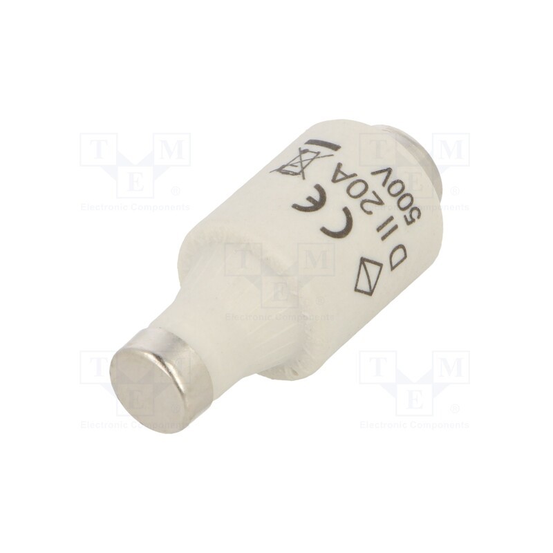 10 pcs : LE27F20 - Fuse: fuse, gG,quick blow, 20A, 500VAC, DII