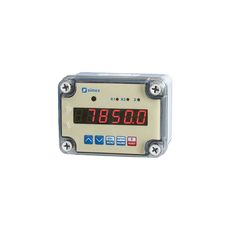 1 pcs - Simex SPP Series Flow Counter Flow Meter for Fluid, Gas