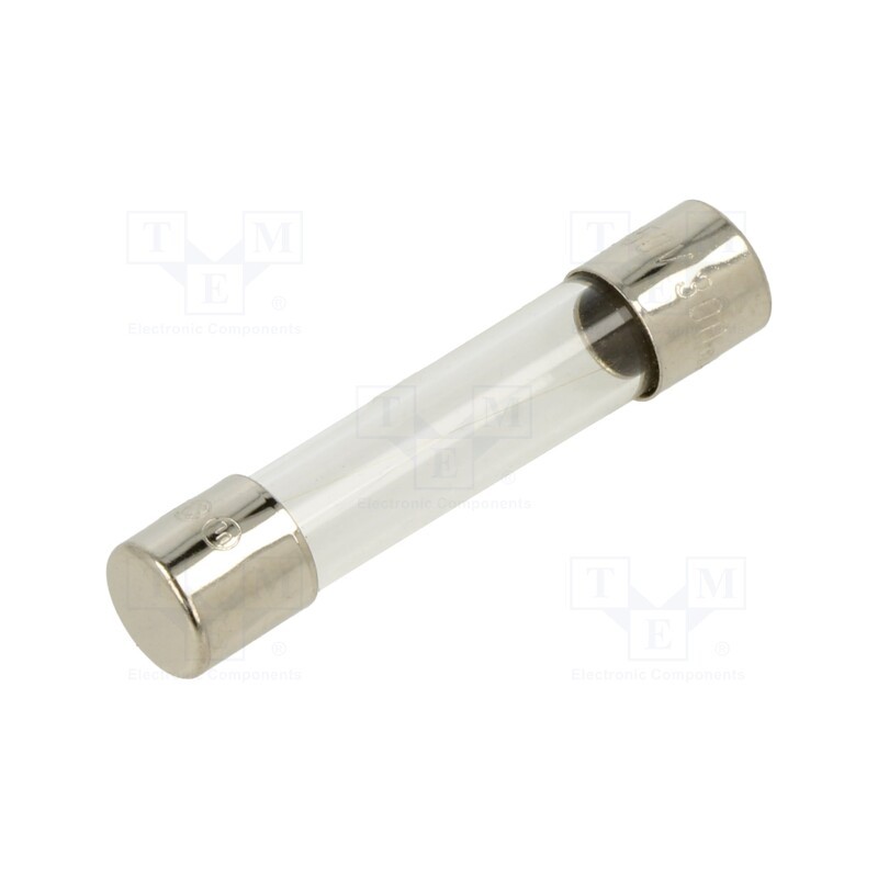 10 pcs : FSA-300MA - Fuse: fuse, quick blow, 300mA, 250VAC, glass, 6.3x32mm, brass, FSA