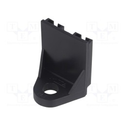 10 pcs : 300691 - Holder, screw,push-in, Body: black, Mat: polyamide,polyamide 66