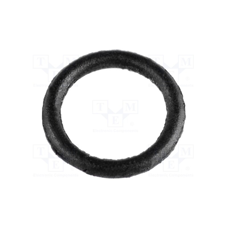100 pcs : FIX-OR-2.8 - O-ring gasket, NBR rubber, Thk: 0.5mm, Øint: 2.8mm, black