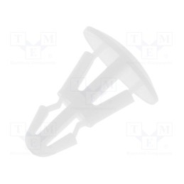 100 pcs : FIX-RBS-5 - Assembly stud, polyamide, L: 5mm, snap fastener, natural, UL94V-2