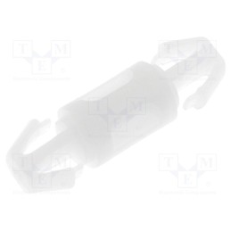 100 pcs : FIX-LCC-7 - PCB distance, polyamide, L: 7mm, latch/latch, natural, UL94V-2