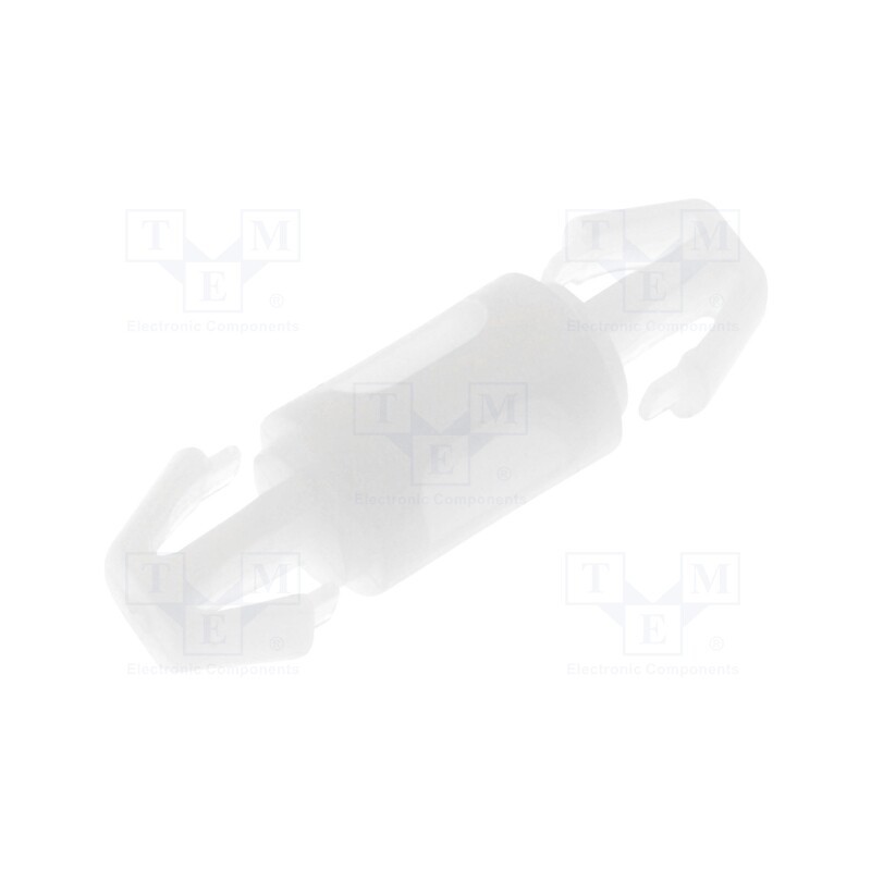100 pcs : FIX-LCC-7 - PCB distance, polyamide, L: 7mm, latch/latch, natural, UL94V-2