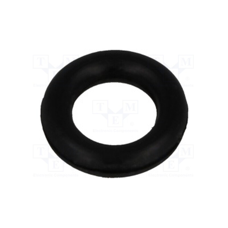 100 pcs : FIX-OR-4.6 - O-ring gasket, NBR rubber, Thk: 1.78mm, Øint: 4.6mm, black