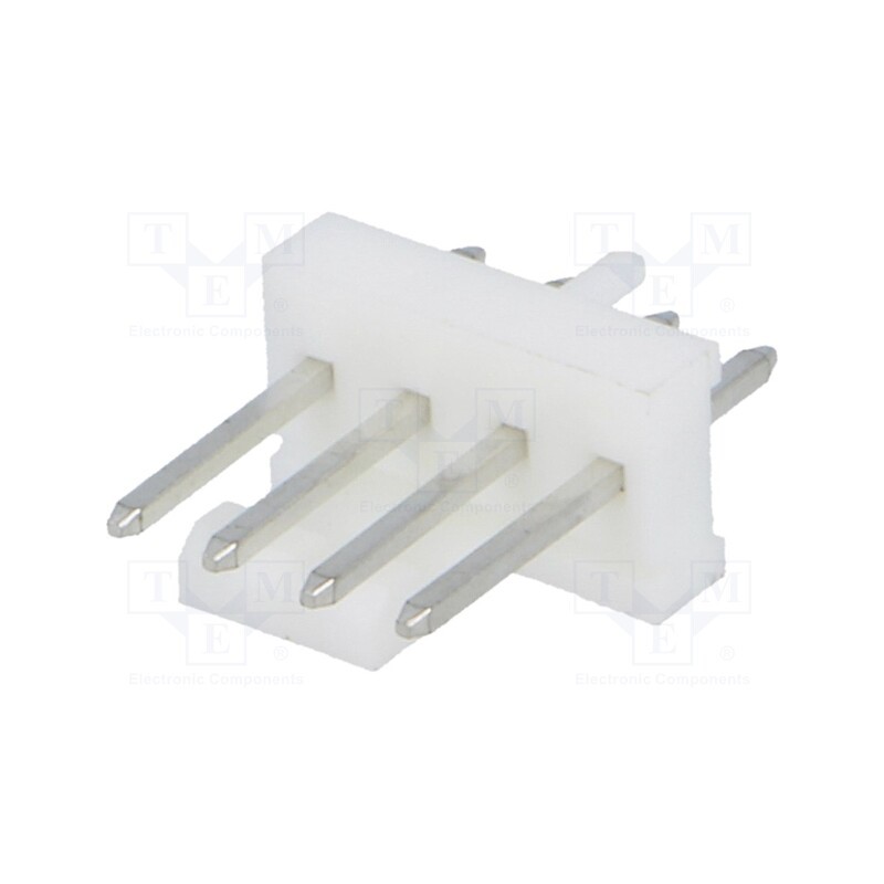 20 pcs : 470531000 - Socket, wire-board, male, KK 254, 2.54mm, PIN: 4, THT, 4A, tinned