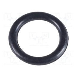 100 pcs : FIX-OR-5 - O-ring gasket, NBR rubber, Thk: 1mm, Øint: 5mm, black