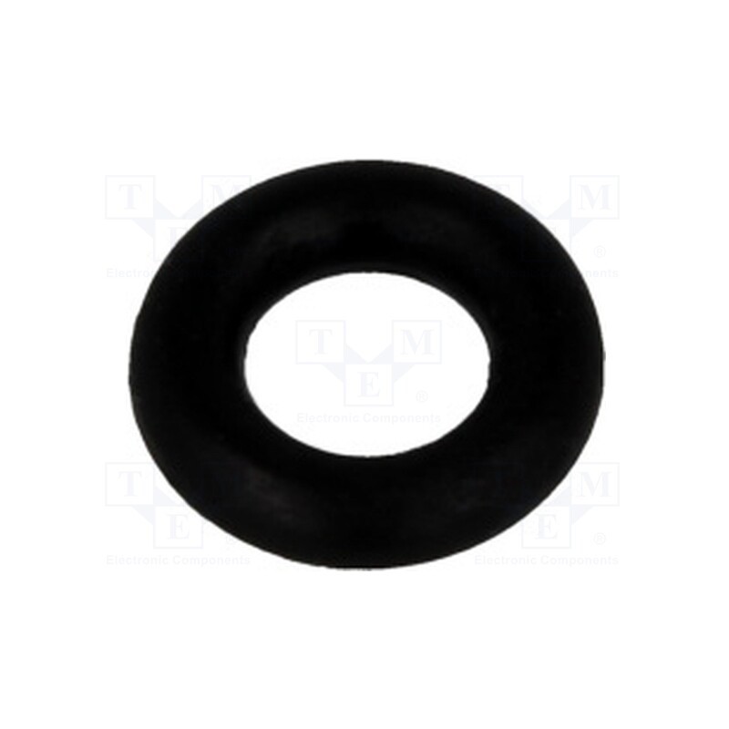100 pcs : FIX-OR-3.6 - O-ring gasket, NBR rubber, Thk: 1.78mm, Øint: 3.6mm, black