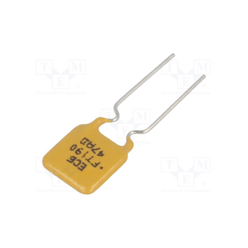 20 pcs : FT190-36 - Fuse: PTC polymer, 1.9A, Ø0.51x7.6mm