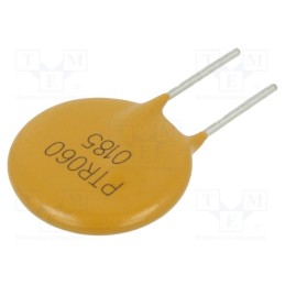 10 pcs : PTR060V0185-BK - Fuse: PTC polymer, 1.85A, Imax: 40A, THT, PTR060V, bag