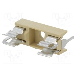 20 pcs : PTF/15 - Fuse holder, cylindrical fuses, THT, 5x20mm, -30÷85°C, 6.3A, 5mΩ