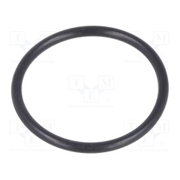 50 pcs : 1.321.1600.17 - O-ring gasket, NBR rubber, Thk: 1.5mm, Øint: 18mm, PG16, black