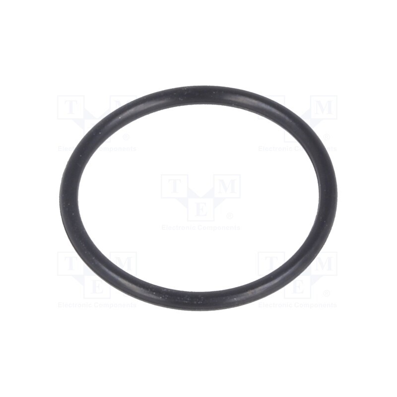 50 pcs : 1.321.1600.17 - O-ring gasket, NBR rubber, Thk: 1.5mm, Øint: 18mm, PG16, black