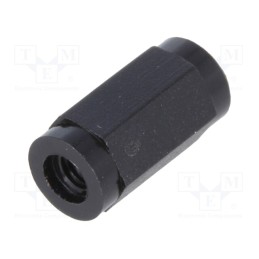 20 pcs : HTSN-M3-12-6-1 - Screwed spacer sleeve, polyamide, M3, 12mm