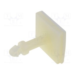 50 pcs : FIX-FSS-12.7 - PCB distance, polyamide, L: 12.7mm, self-adhesive, natural