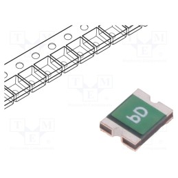 50 pcs : 0ZCH0010FF2E - Fuse: PTC polymer, 100mA, Imax: 10A, 0ZCH, 1210